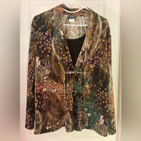 Southern Lady Tops - Vintage Southern Lady Blouse Size L